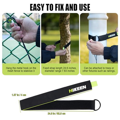 Hikeen Baseball Batting Trainer,Hitting Practice Equipment with 20m Rope,Outdoor Level Rebound Swing Trainer for All Age
