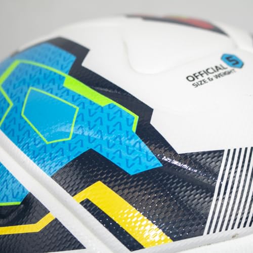 Speed Demon Soccer Ball, 12 Panel Design, Size 5, High Visibility