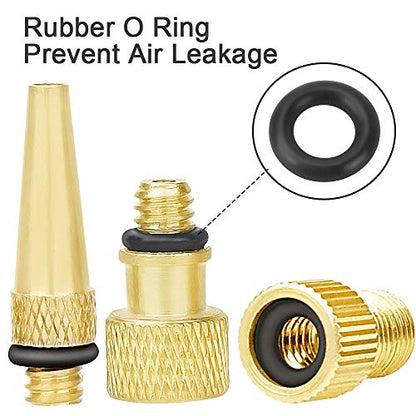 High-Grade Brass Valve Adapter, Bicycle tire Valve Adapter - color: 1632Pcs
