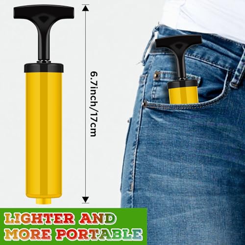 Fumete 100 Sets Ball Pump Bulk Air Pump for Sports Balls Include Needle Nozzle Extension Hose Portable Hand Inflation Kit for Basketball Soccer Football Balloon Back to School