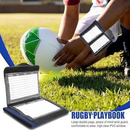 12 Pack QB Playbook Wristband, Football Play Wristbands, Football Wrist Playbook, Quarterback (QB) Play Wristband, Adult Size