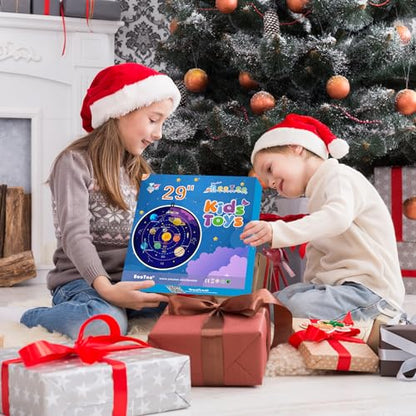 BooTaa 29" Large Dart Board for Kids, Kids Dart Board with Sticky Balls, Boys Toys, Indoor/Sport Outdoor Fun Party Play Game Toys, Birthday Gifts for 3 4 5 6 7 8 9 10 11 12 Year Old Boys Girls - style: Outer Space