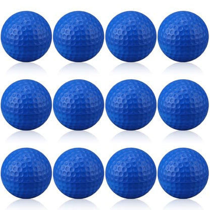 12 Pcs Foam Golf Practice Balls Soft Foam Balls for Golf Practice Realistic Feel and Flight Sport Training