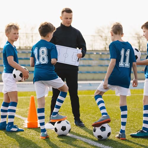 Pure Vie Magnetic Soccer Coaching Board, Portable Soccer Whiteboard for Coaches, Soccer Tactics Clipboard with Dry Erase, Marker Pen - Soccer Training Equipment for Teaching and Game Plan