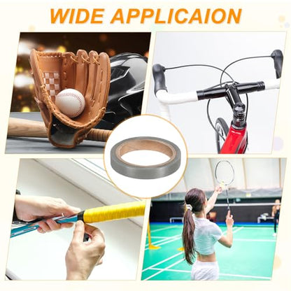 M METERXITY Grip Finishing Tape PVC Racket Wrap Grip Racquet Finishing Tapes for Pickleball/Racquetball - color: Gray