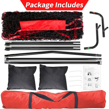 Football Kicking Net - Portable Practice Net with Target Zone for Backyard Punting Passing Snapping Accuracy - Sideline Training Tool for Improving Skills & Confidence for Adults Kids - style: 6×3