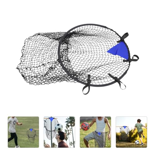 VICASKY Football Goal Net Training Target with Black Nylon Mesh, Soccer Practice Net for Accuracy and Shooting Drills, Portable Football Goal Accessory for Backyard and Indoor Use