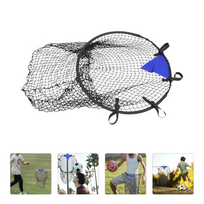VICASKY Football Goal Net Training Target with Black Nylon Mesh, Soccer Practice Net for Accuracy and Shooting Drills, Portable Football Goal Accessory for Backyard and Indoor Use