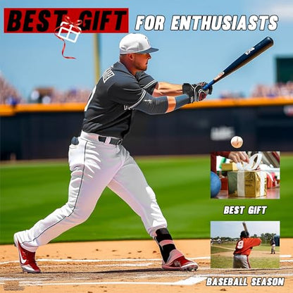 AIGEVTURE Baseball Bating Gloves Adult Youth Baseball Softball Batting Gloves Adult Kids Boys Girls - color: Black and Red, size: Adult Medium