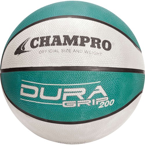 Champro Rubber Basketball - color: Forest Green/White