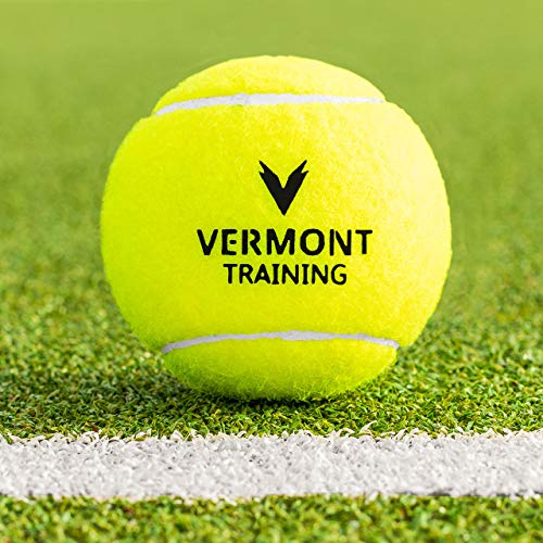 Vermont Tennis Balls | ITF Approved Mini Tennis Balls – Pressureless Training Balls [Bulk Buy Tennis Balls] - color: Training Balls, size: 60-Ball Refill (No Bucket)