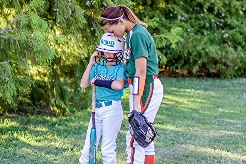 WristCoaches Football Play Wristbands - Youth Quarterback Gear - Wristband Playbook - Softball Wristbands for Signs - color: White