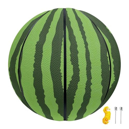 PU Leather Basketball with a String Bag Size 5, Size 7 Ideal Gift for Boys Girls Cool Basketball The Room Decorated