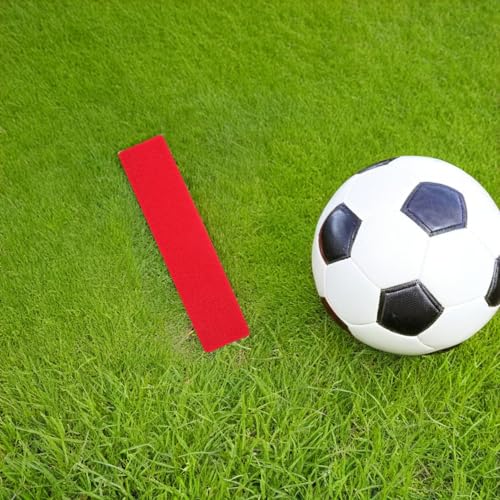 SUPVOX 4pcs Non-Slip Sports Court Line Markers for Soccer Tennis Pickleball Basketball Flat Floor Markers for Indoor Outdoor Training and Field Boundary