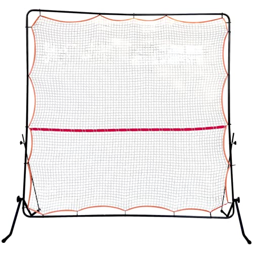 Tourna Rally Pro Adjustable Tilt Rebound Net (7x7 ft) for Tennis and Pickleball - style: New Black