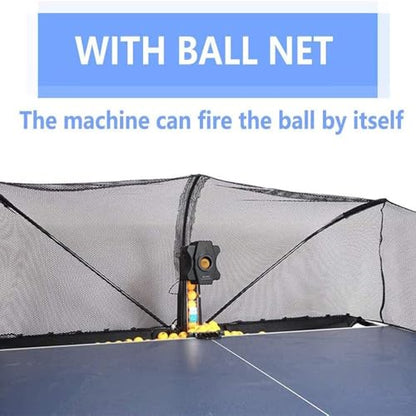 9 Different Frequencies and Speeds Ping Pong Robot, Wireless Remote Trainer Ping-Pong Machine, Top Version Ping-Pong Practice for Practice