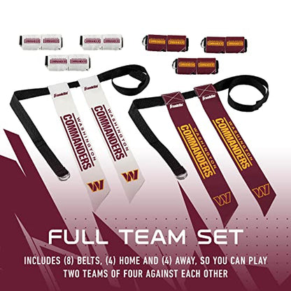 Franklin Sports NFL Team Flag Football Sets - Belts + Flags - Kids + Adults - Fits Up to 36" Waist - NFL Licensed