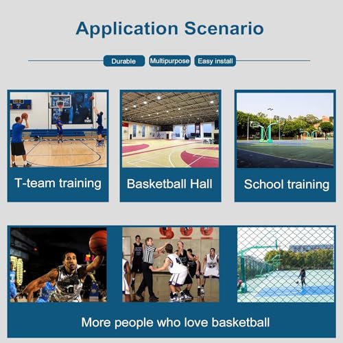 Basketball Shooting Machine Upgraded Hanging Basketball Rebounder Attachment, Heavy Duty Basketball Shot Returner Net System for Hoop, Metal Rotating Return Chute