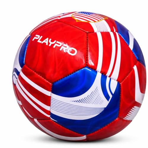 Country Training Soccer Ball: World Edition - size: 5, style: USA - RED