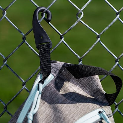 Franklin Sports Pickleball Bags - Sling Bag Backpack for Gear + Equipment - Men + Women - Holds Paddles, Balls + Accessories - color: Gray/Blue