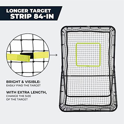 Victorem Lacrosse Replacement Rebounder Net with Cords