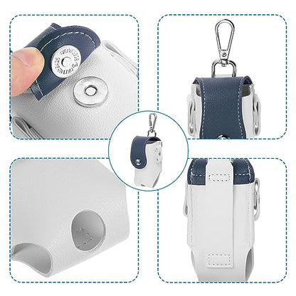 PATIKIL Golf Ball Waist Bag, Golf Ball Carry Pouch with Tee Holder, Buckle, Clip for Women Men Belt Golf Storage - color: Blue