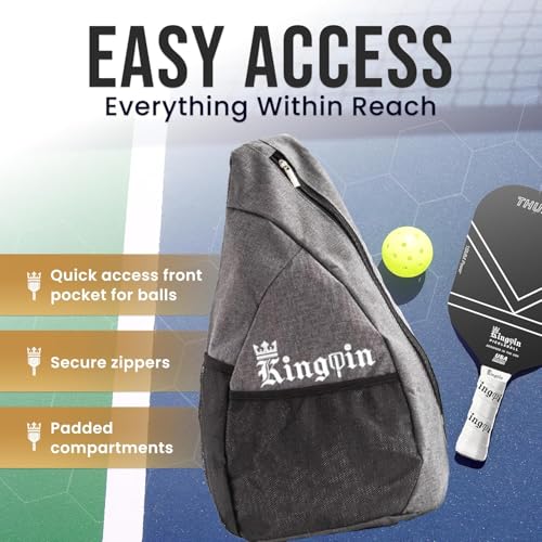 Tennis Bag – Water-Resistant Sports Backpack with Adjustable Strap, Multiple Compartments & Lightweight Design – Ideal for Outdoor Courts, Practice & Travel