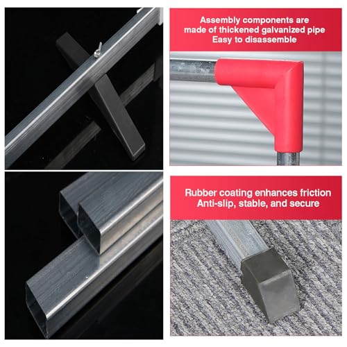 The Movable Ping Pong Ball Baffle,Heavy Duty Table Tennis Baffle,Ping Pong Field Fence Surround Block,Portable to Stray Balls,Ready to Install ，（Red，1 piece） - color: Red, size: 1 piece