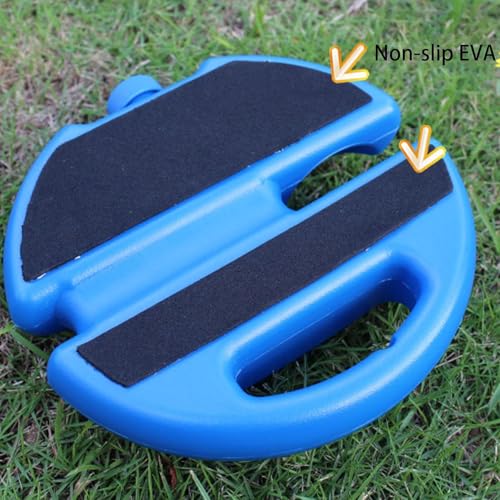 Tennis Trainer Rebound Ball with 3 String Balls, Portable Solo Training Equipment for Beginners, Self Practice Sport Exercise Tool (Blue)