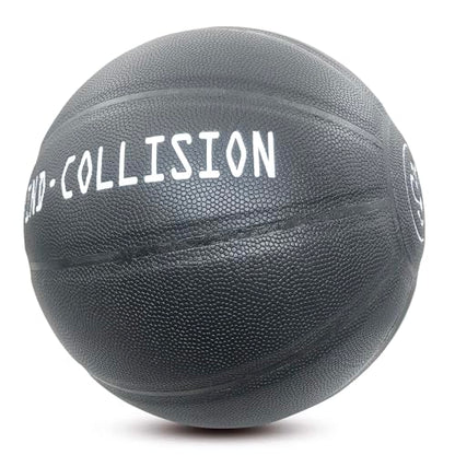 MINDCOLLISION Size 1/3/4/5/6/7/9 No Logo Basketball, Black and White, can be Used for Autographs, Clubs, Training, Event prizes - color: Black, size: No.9