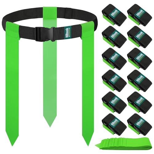 Flag Football Belts for Youth, Kids and Adults Sport Team Building and Competition Training