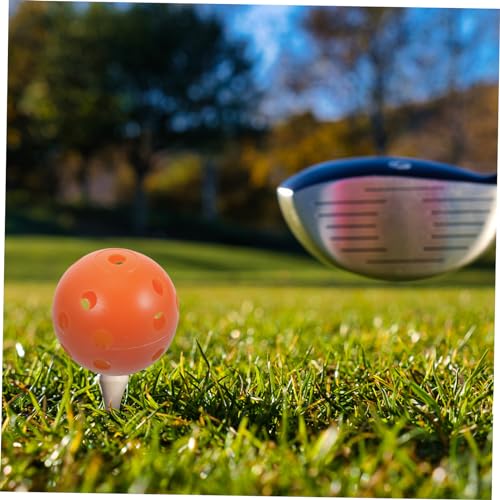 VICASKY 50pcs Indoor Outdoor Pickleball Practice Balls Garden Balls Wear-Resistant Hdpe Material