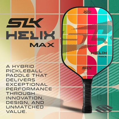 Selkirk Sport SLK Helix Pro Pickleball Paddle | Thermoformed Carbon Fiber Pickleball Paddles with Carbon Fiber & Fiberglass Hybrid Face | Unmatched Control - color: Jeweled