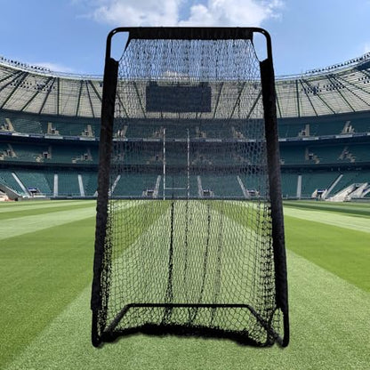 PGL Football Kicking Net – 41×81In Heavy Duty Training Equipment with Steel Frame for Powerful Kicking– Portable Cage for Field Goal - Youth & Adult Team Coaches