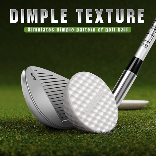 CHAMPKEY Precision Practice Golf Balls 20 Pack - Soft Rubber Golf Training Balls - Avoid Swing Shallow and Steep Golf Practice Balls - color: Yellow