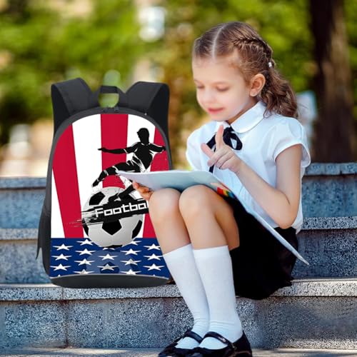 CAIWEI American Football Backpack School Bag (Football 10) - color: Football 10, size: 17.2*11.7*5.5 Inch