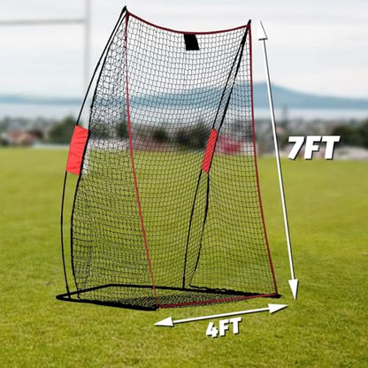 Football Kicking Cage Net - Heavy Duty Portable Training Net with Steel Frame for Backyard Indoor Outdoor Field Goal Training & Punting Passing Kicking Practice - Kids & Adults Use - style: Football Kicking Cage Net