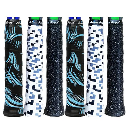 ALIEN PROS Tennis Racket Grip Tape – Tac Moisture Feel Tennis Grip – Tennis Overgrip Grip Tape Tennis Racket – Wrap Your Racquet for High Performance - style: Variety 6-Pack Sailor