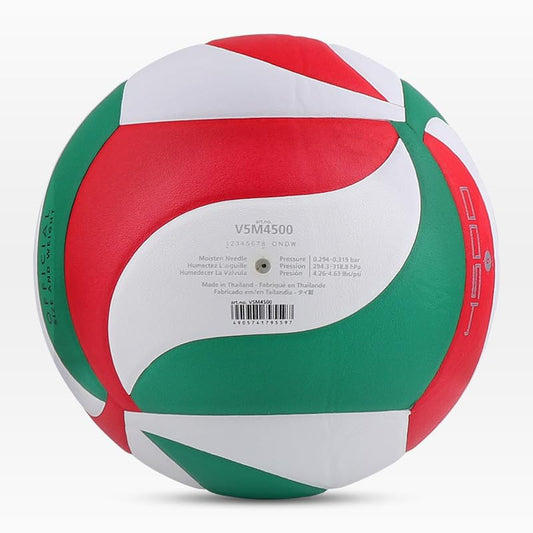 Soft Rubber Lightweight Volleyball for Indoor Training Game Competition, Gym, Outdoor Beach Play, Gift for Kids,Fit for Beginner, Teenager, Adult, 1pcs - color: V5M4500 white