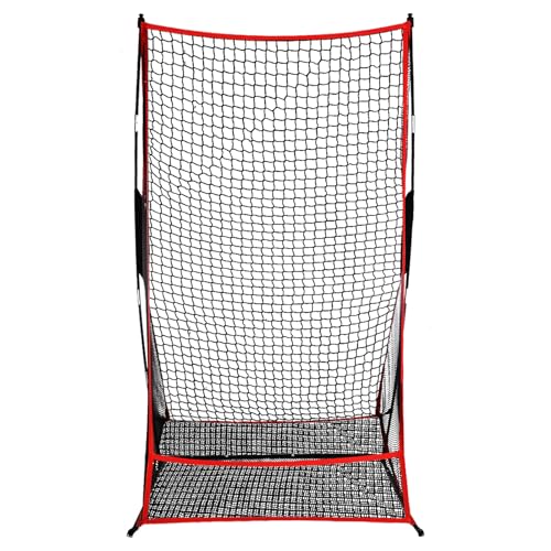 Doublehorse Football Kicking Net - 4x7FT Portable Rugby Lightweight Quarterback Target Toss Throwing Practice Training Game for Outdoor Indoor Backyard Sports Field Teens Adults Practice Gifts