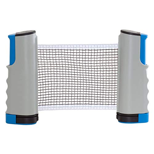Table Tennis Nets, Retractable Ping Pong Net and Post with Clamps for Any Table, Adjustable Length 175 (max) x 14.5 cm