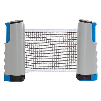 Table Tennis Nets, Retractable Ping Pong Net and Post with Clamps for Any Table, Adjustable Length 175 (max) x 14.5 cm