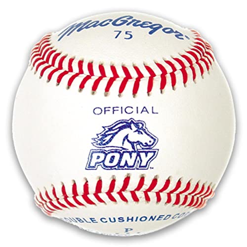MacGregor #75 Official Pony League Baseball (One Dozen), 11.8 x 9 x 3.2
