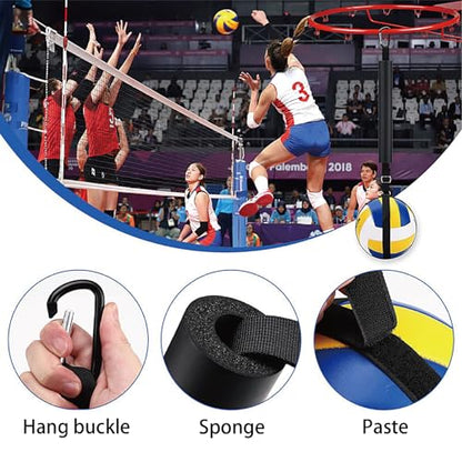 Volleyball Training Equipment, Volleyball Spike Trainer Nylon Volleyball Hitting Trainer with Adjustable Straps,Volleyball Trainer, Volleyball Practice Equipment for Training