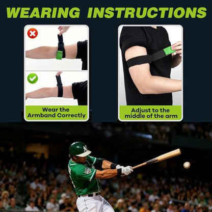 Swing Trainer Softball Training Batting Aid for Arm Band Bat Guide Practice Enhances Swing Mechanics Ages 9+ Baseball Batting Aid