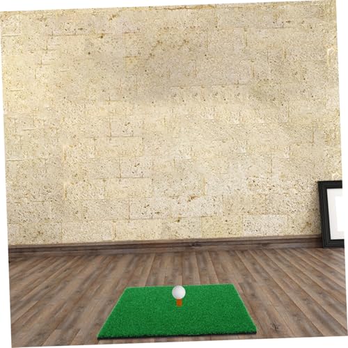 GANAZONO Portable Golf Training Aid Mat Grass Practice Turf for Indoor Outdoor Swing and Short-Range Shot Accuracy Improvement