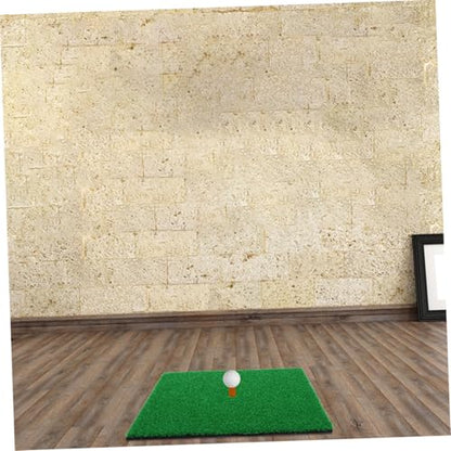 GANAZONO Portable Golf Training Aid Mat Grass Practice Turf for Indoor Outdoor Swing and Short-Range Shot Accuracy Improvement