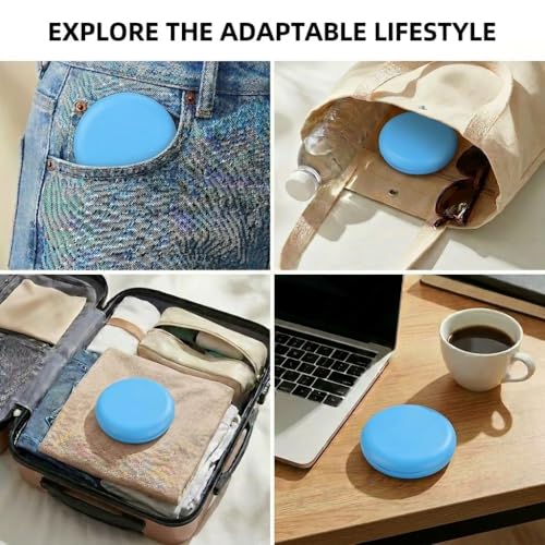 Retainer Case, Aligner Case, Retainer Mouth Guards Travel Case with Removable Food Grade Silicone (Blue Shell+Light Blue Silicone). - color: Blue-1