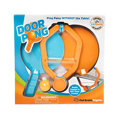 Fat Brain Toys Door Pong, Door Ping Pong Game, Active Play for Kids Ages 6+