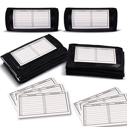 Playsheet Wristband Single Window - Softball, Football, Baseball - Youth 10 Pack